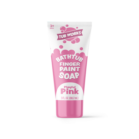 Bathtub Finger Paint Soap, 3oz, Pink