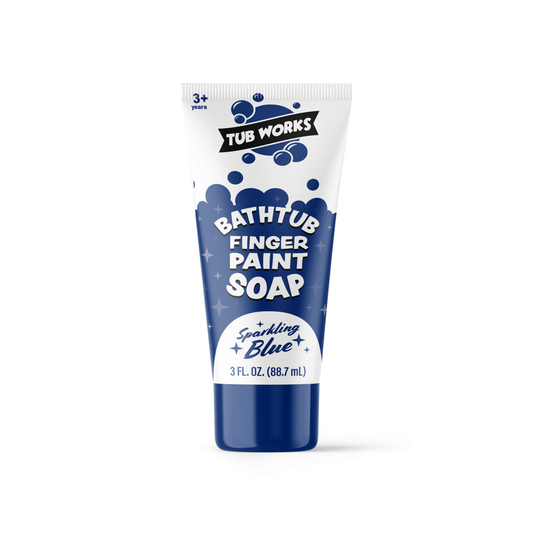 Sparkling Bathtub Finger Paint Soap, 3oz, Blue