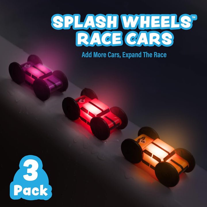 Tub Works® Splash Wheels™ Race Car Light Up Bath Toys, 3 Pack
