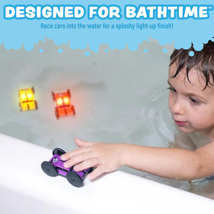 Tub Works® Splash Wheels™ Race Car Light Up Bath Toys, 3 Pack