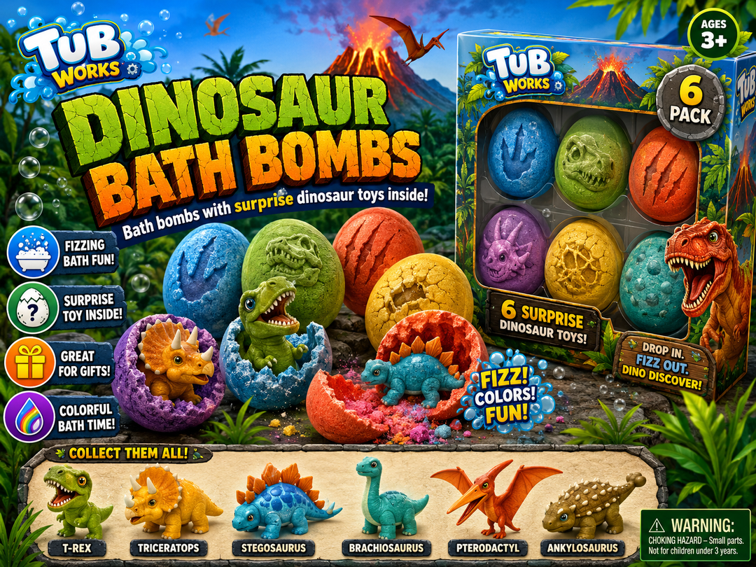Tub Works® Dinosaur Bath Bombs™