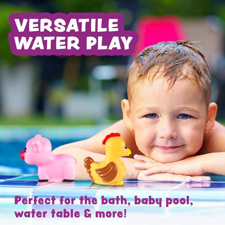 Tub Works® Barnyard™ Mold Free Bath Toys, 12 Pack