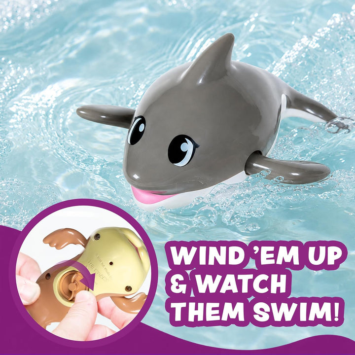 Tub Works® Swimmers™ Wind Up Baby Bath Toys, Arctic™ 3 Pack