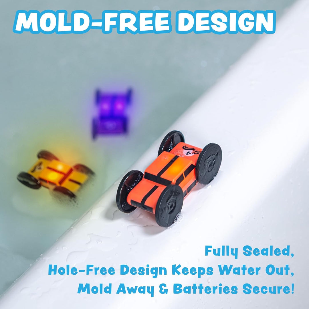 Tub Works® Splash Wheels™ Race Car Light Up Bath Toys, 3 Pack