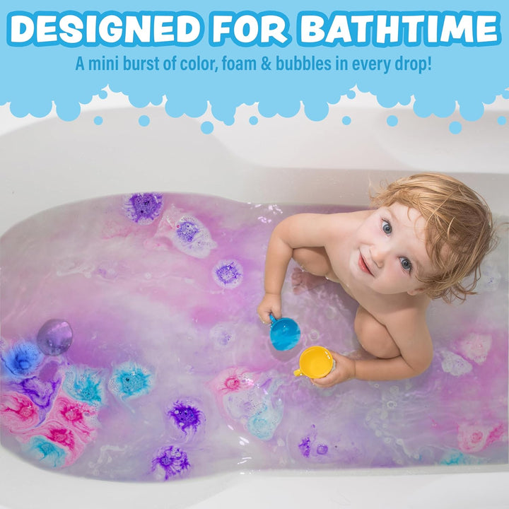 Tub Works® Lil' Bursts™ Mini Bath Bombs for Kids, 90 Count, Cosmic