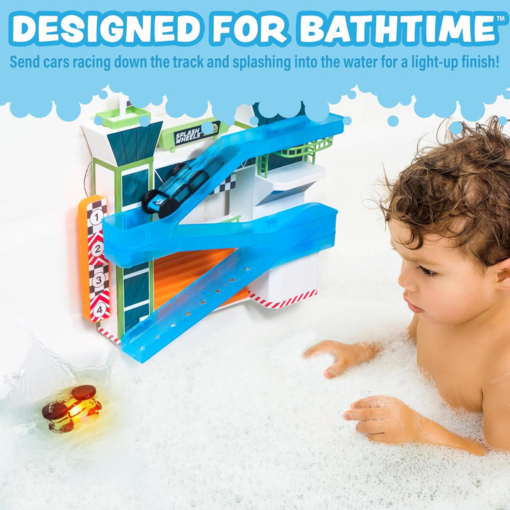 Tub Works® Splash Wheels™ Bathtime Raceway Car Ramp Toddler Bath Toy