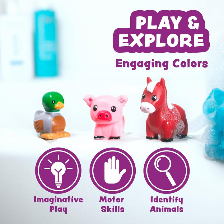 Tub Works® Barnyard™ Mold Free Bath Toys, 6 Pack