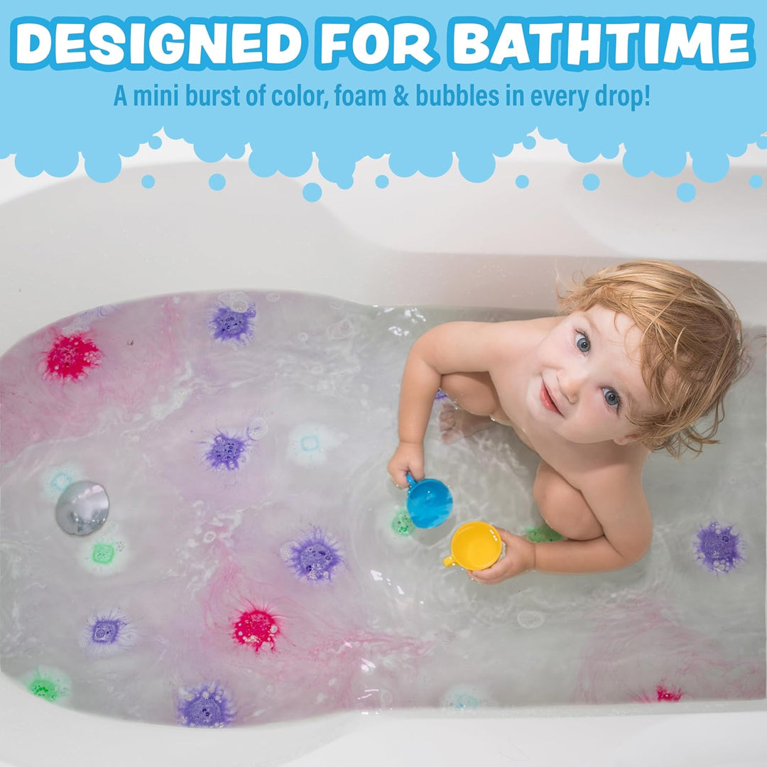 Tub Works® Lil' Bursts™ Mini Bath Bombs for Kids, 90 Count, Candy Splash