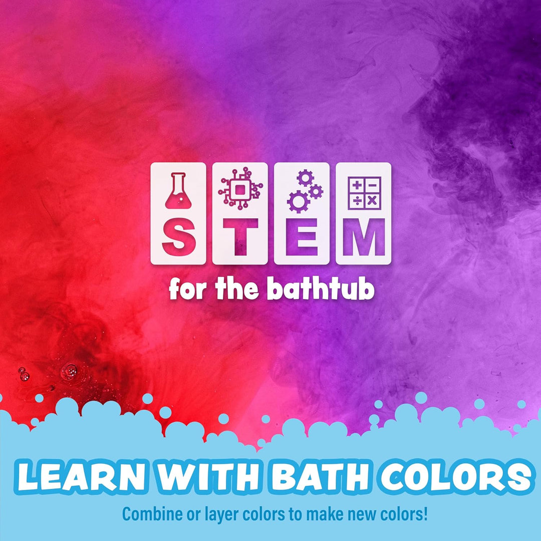 Tub Works® Bath Color Brush™ Kids Bath Bomb Set | Nontoxic & Fragrance-Free