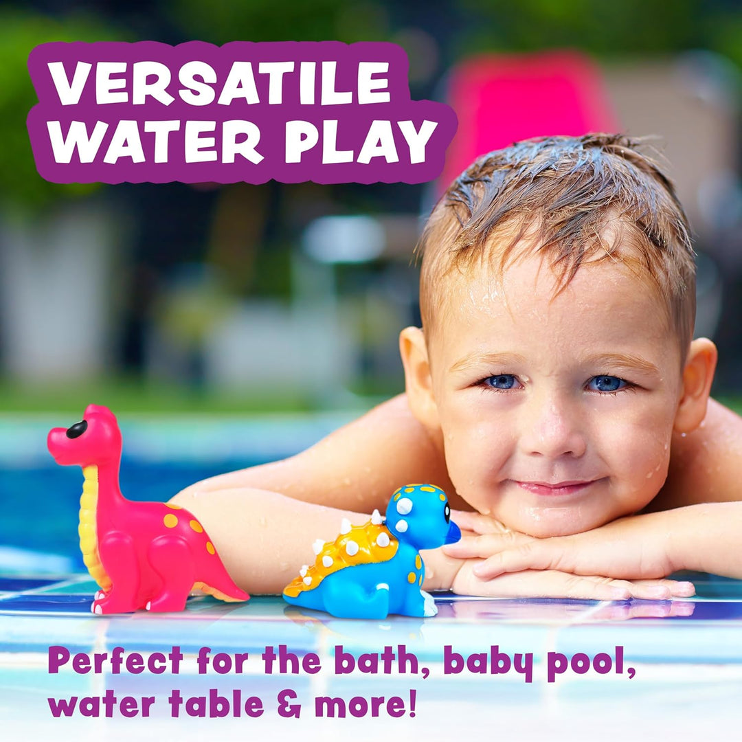 Tub Works® Dinosaur Mold Free Bath Toys, 12 Pack