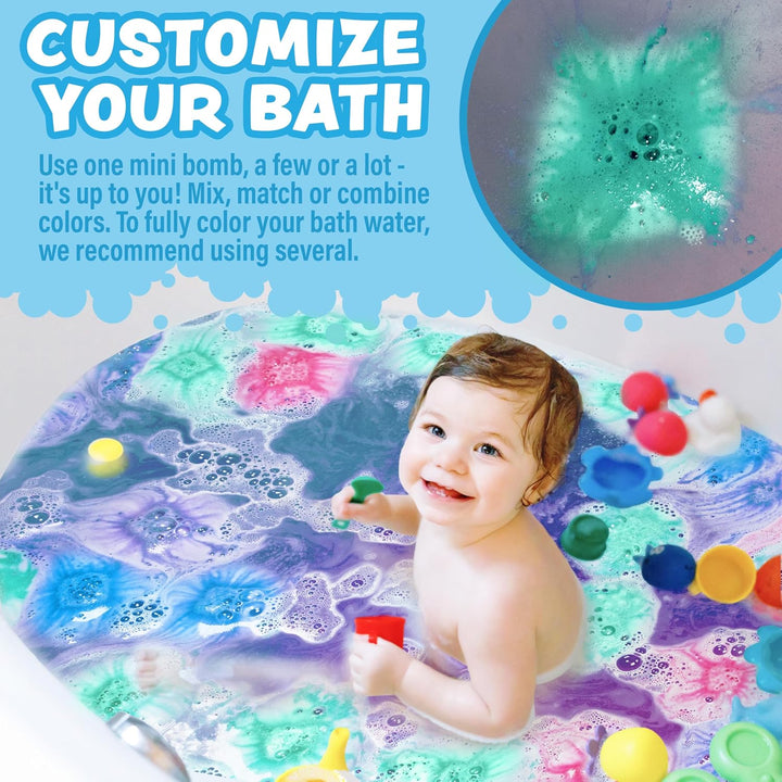 Tub Works® Lil' Bursts™ Mini Bath Bombs for Kids, 90 Count, Candy Splash
