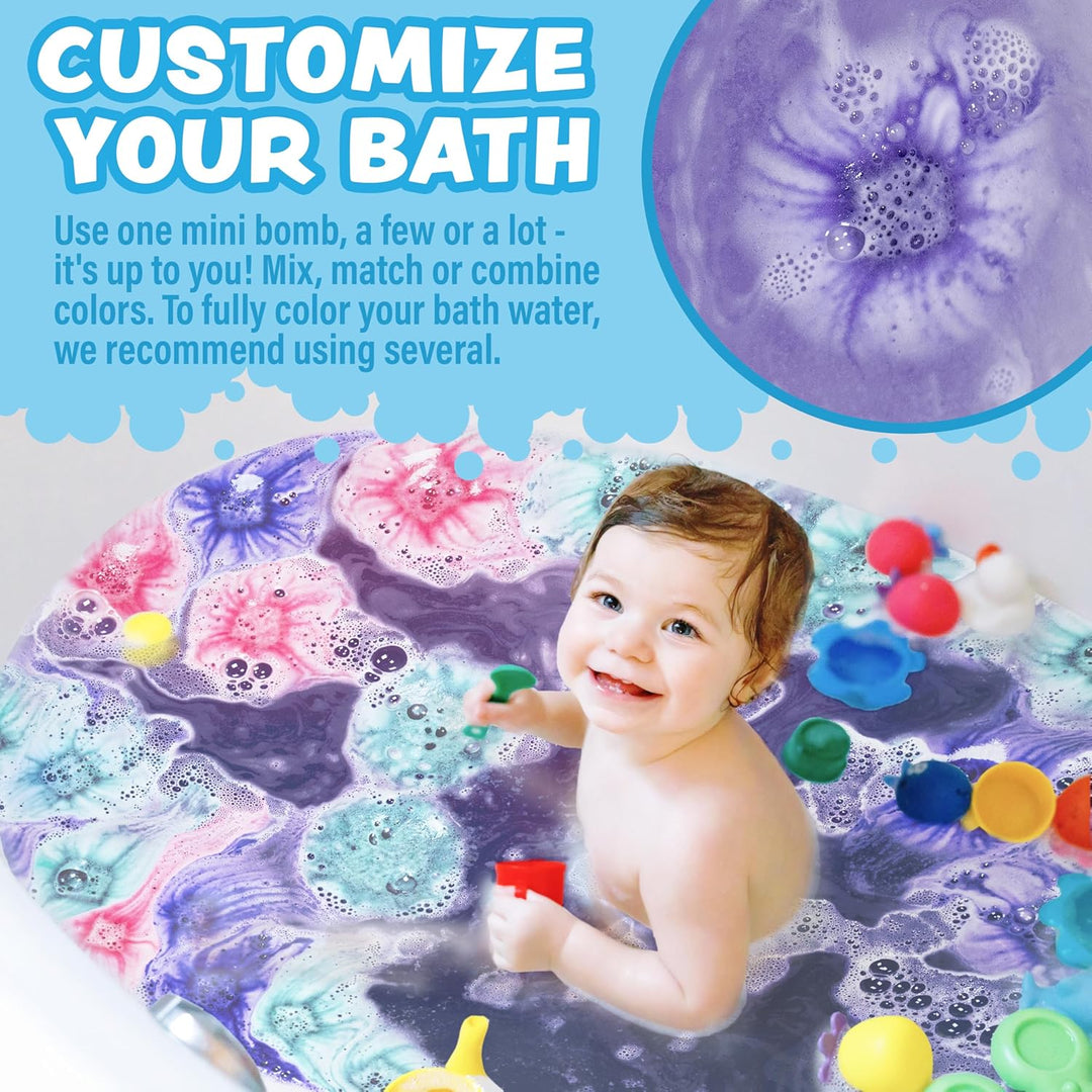 Tub Works® Lil' Bursts™ Mini Bath Bombs for Kids, 90 Count, Cosmic