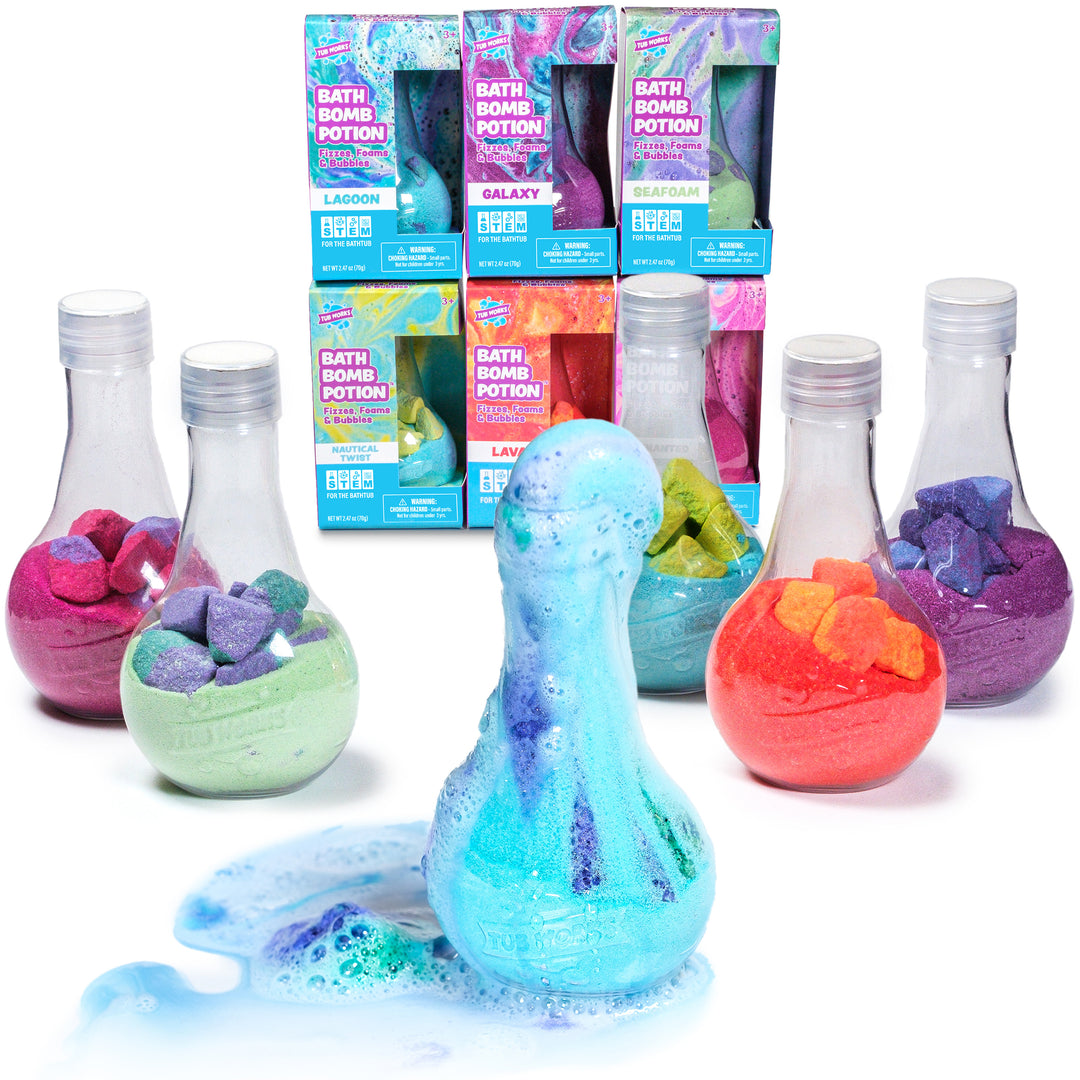 Tub Works® Kids Bath Bomb Potion™ Bath Toy, Variety 6 Pack