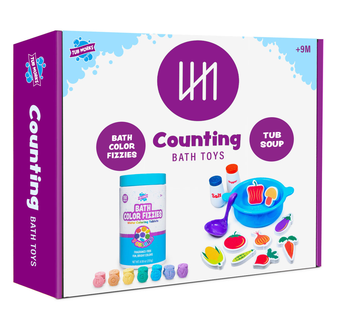 Tub Works® Counting™ Bath Toys Gift Pack