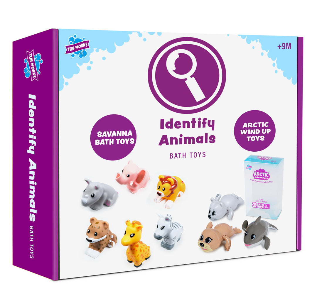 Tub Works® Identify Animals™ Bath Toys Gift Pack