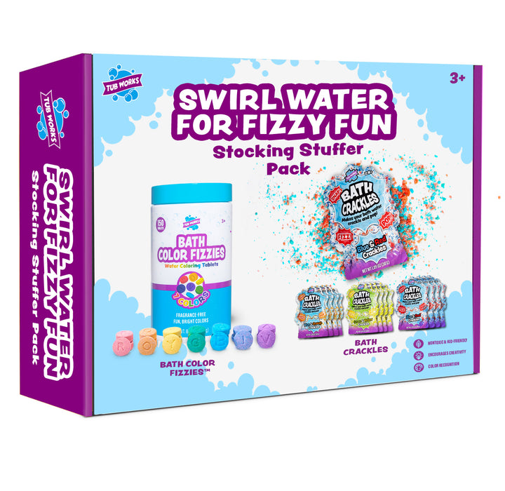 Tub Works® Swirl Water For Fizzy Fun™ Stocking Stuffer Pack, 3+ Years Old