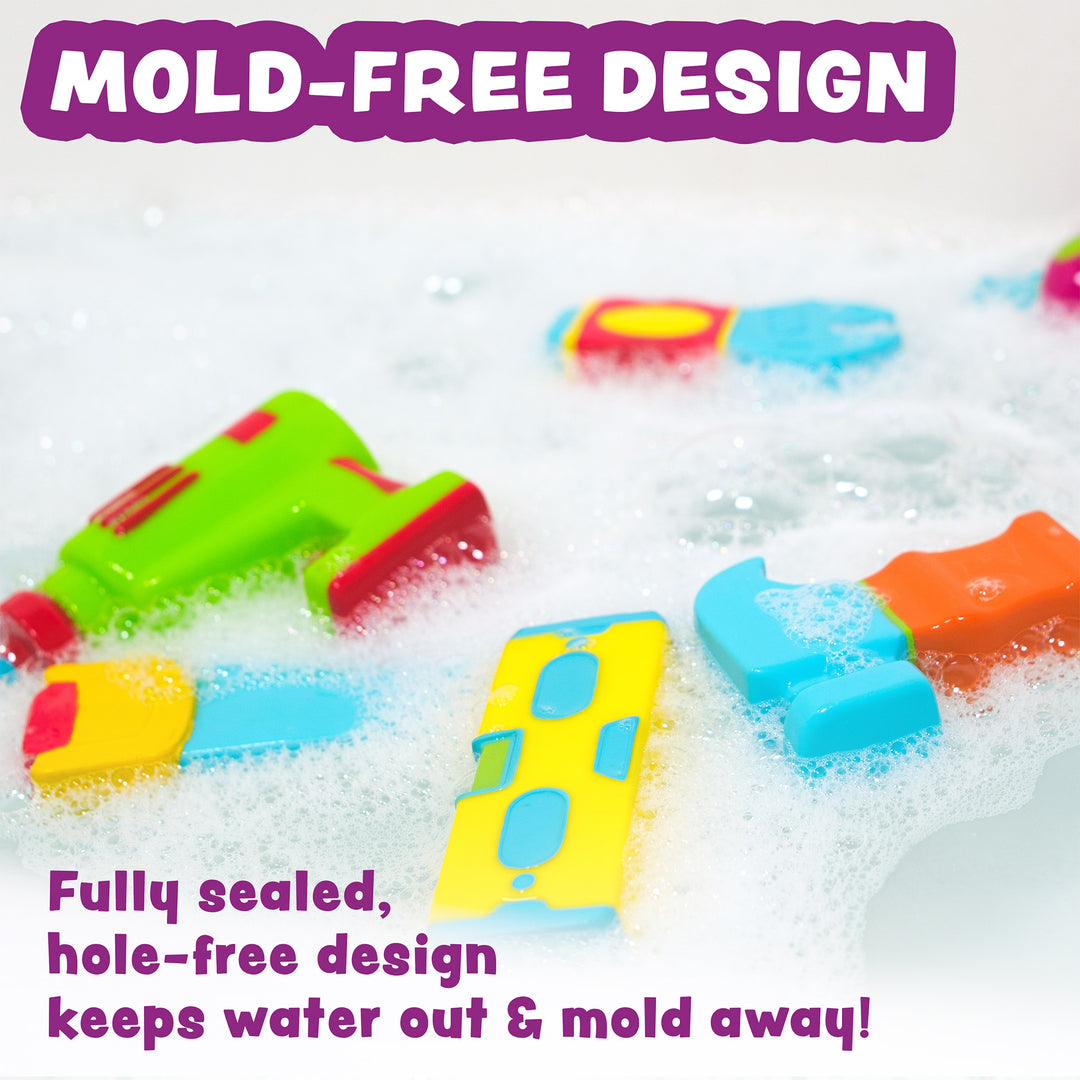 Tub Works® Tools™ Mold Free Bath Toys, 6 Pack