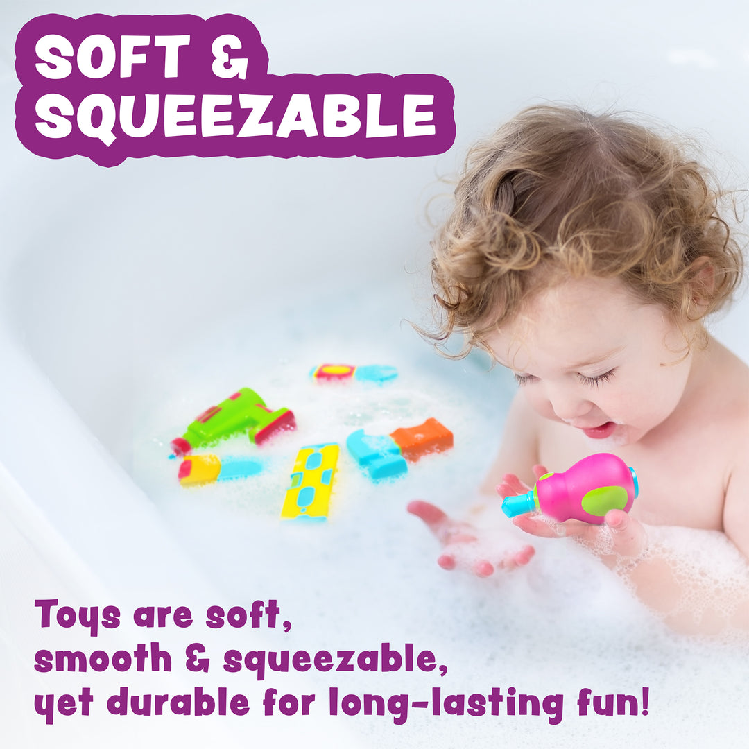 Tub Works® Tools™ Mold Free Bath Toys, 6 Pack