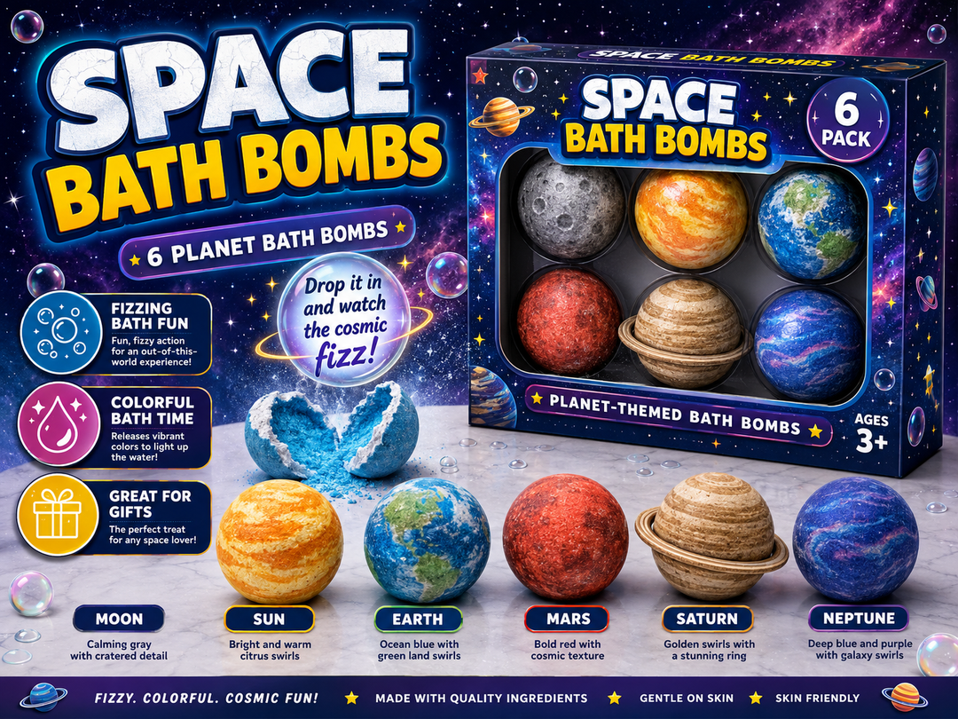 Tub Works® Space Bath Bombs™ 6 Pack