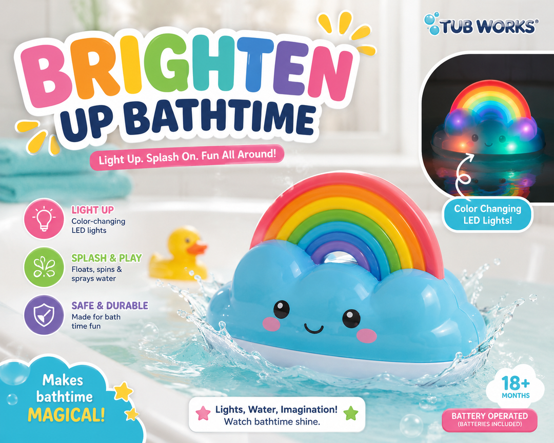 Tub Works® Brighten Up Bathtime™ Light Up Bath Toy
