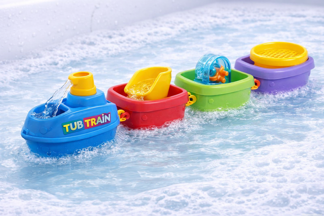 Tub Works® Tub Train™ Kids Bath Toy, Play Set