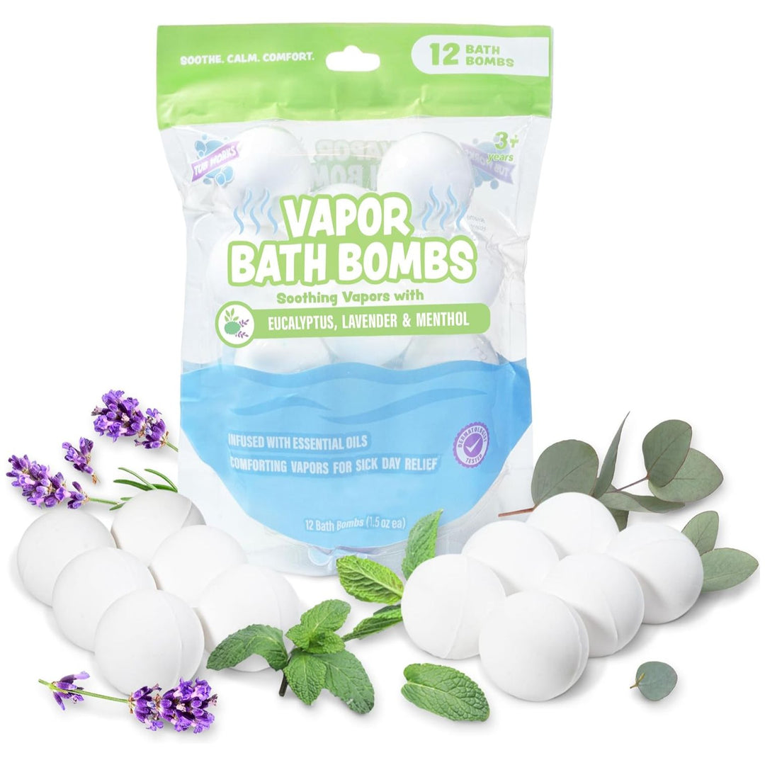 Tub Works® Aromatherapy Vapor Bath Bombs, 12 Pack