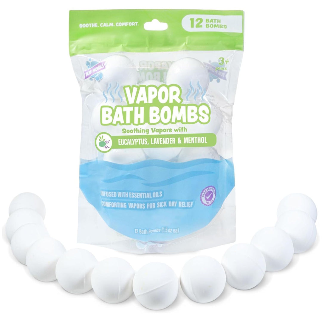 Tub Works® Aromatherapy Vapor Bath Bombs, 12 Pack