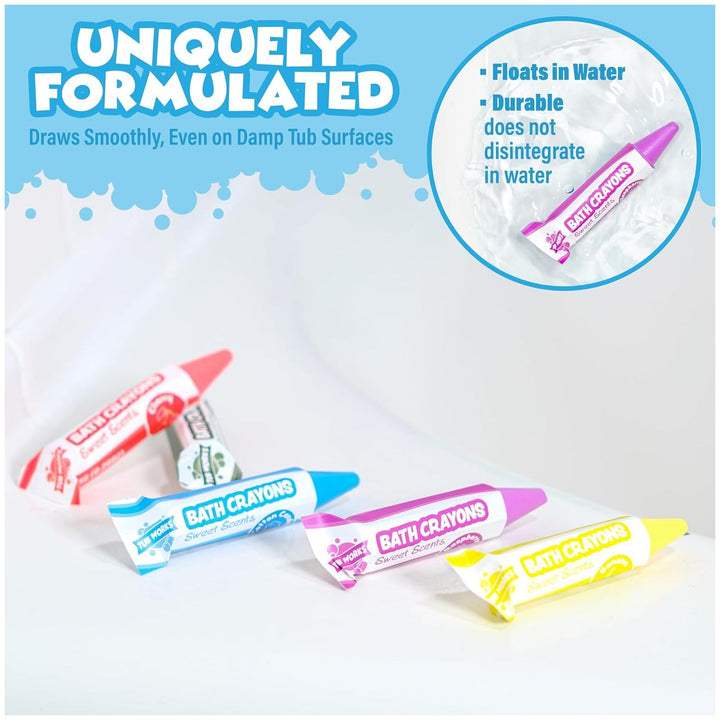 Tub Works® Sweet Scents Smooth™ Bath Crayons Bath Toy, 12 Pack