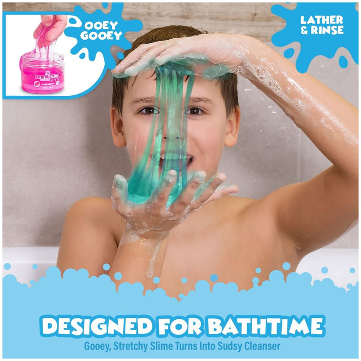 Tub Works® Bath Slime Kids Body Wash, Variety 4 Pack, Limited Edition Colors