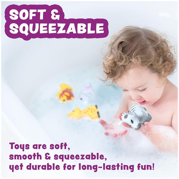 Tub Works® Savanna™ Mold Free Bath Toys, 6 Pack