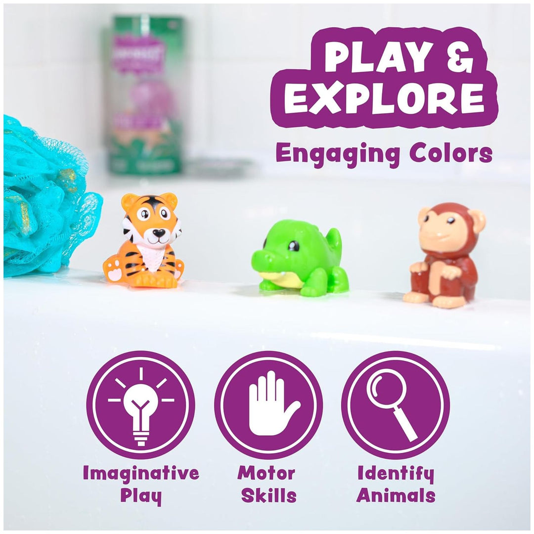 monsters inc bath toys Tub Works® Rainforest™ Mold Free Bath Toys, 6 Pack – Tub Works LLC