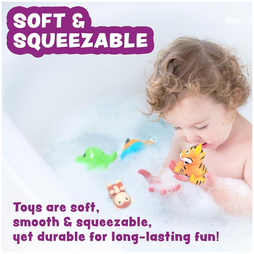 Tub Works® Rainforest™ Mold Free Bath Toys, 6 Pack