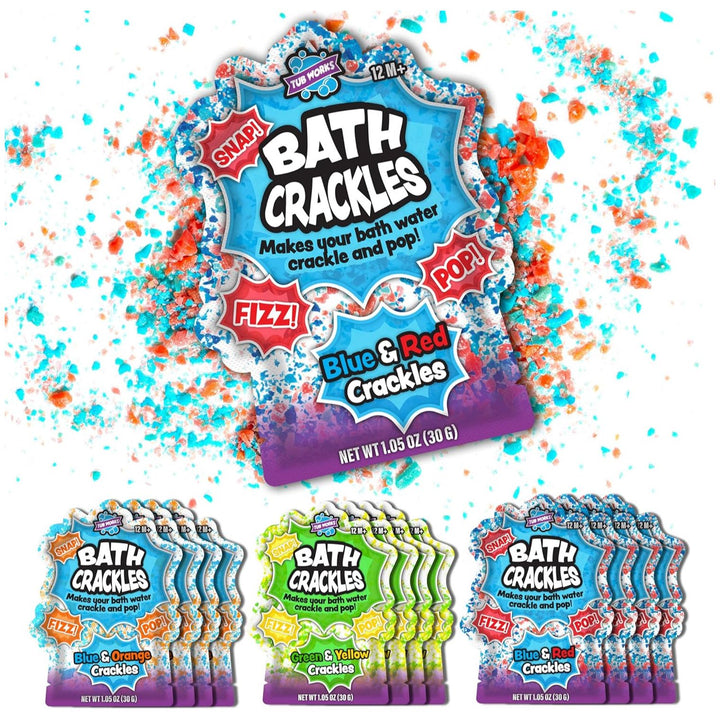 Tub Works® Bath Crackles Bath Toy, Variety 12 Pack