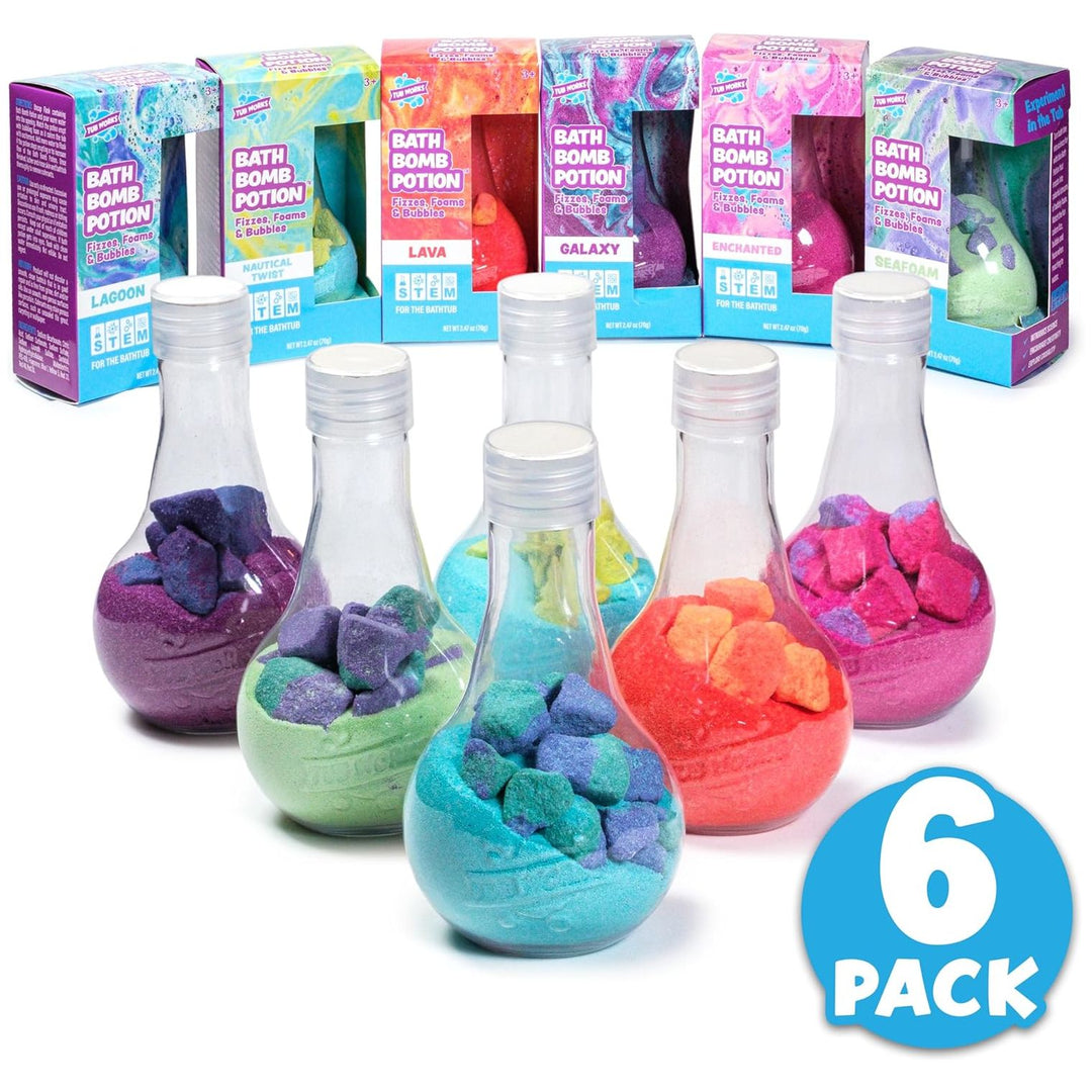 Tub Works® Kids Bath Bomb Potion™ Bath Toy, Variety 6 Pack